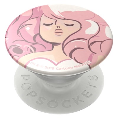 Popsockets - Popgrips Licensed Swappable Device Stand And Grip - Steven Universe Rose Quartz