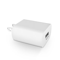 HyperGear 2.4A Single USB Wall Charger Bulk - White
