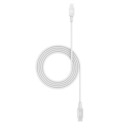 Mophie - Type C To Apple Lightning Cable 3ft - White