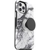Apple Otterbox Pop Symmetry Series Rugged Case - White Marble Graphic Image 1