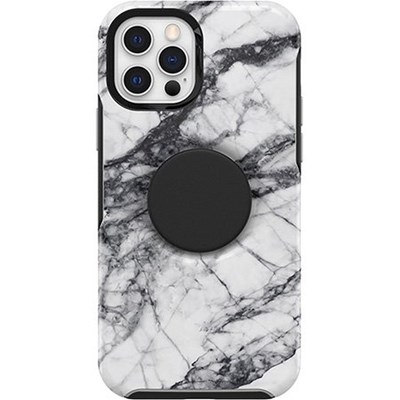 Apple Otterbox Pop Symmetry Series Rugged Case - White Marble Graphic