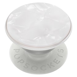 Popsockets Popgrip Luxe - Acetate Pearl White Popsockets Popgrip Luxe - Acetate Pearl White