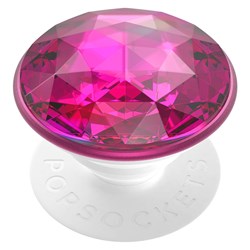 Popsockets - Popgrips Premium Swappable Device Stand And Grip - Disco Crystal Plum Berry