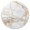 Popsockets - Popgrips Abstract Swappable Device Stand And Grip - Gold Lutz Marble Image 1