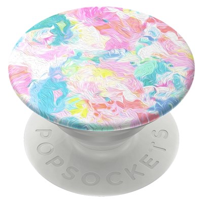 Popsockets - Popgrips Abstract Swappable Device Stand And Grip - Tie Dye Science