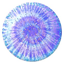 Popsockets - Poptops Swappable Device Stand And Grip Topper - Glitter Twisted Tie Dye