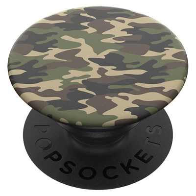 Popsockets - Popgrips Patterns Swappable Device Stand And Grip - Woodland Camo