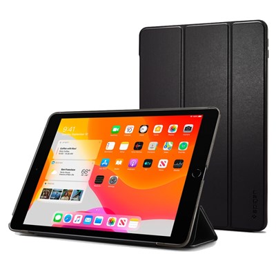 Spigen - Smart Fold Case For Apple Ipad 10.2 - Black