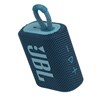 JBL - Go 3 Waterproof Bluetooth Speaker - Blue Image 2