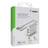 Belkin - Dual Port Usb A 24w Wall Charger With Apple Lightning Cable 3ft - White Image 5