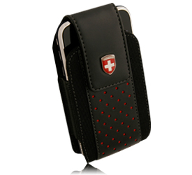 Motorola Cliq XT Swiss Leatherware Alps Holster - Black