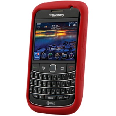 Blackberry Compatible Naztech Silicone Cover - Red 10325NZ