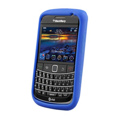 Blackberry Compatible Naztech Silicone Cover - Blue 10326NZ