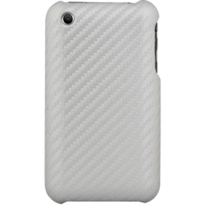 Apple Compatible Naztech Carbon Fiber Graphite Cover - Silver 10367NZ