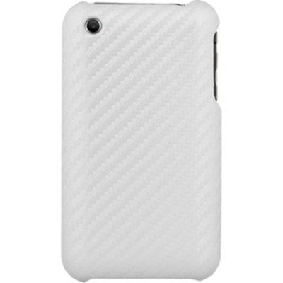 Apple Compatible Naztech Carbon Fiber Graphite Cover - White 10368NZ