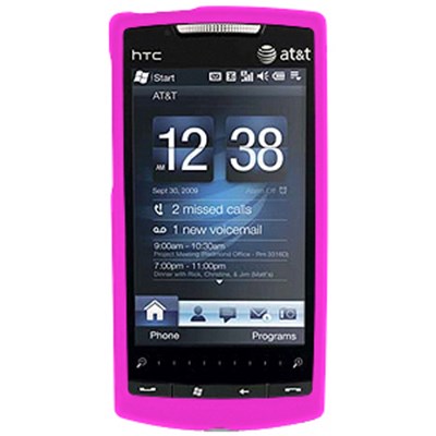 HTC Compatible Naztech SnapOn Rubberized Cover - Hot Pink 10386NZ