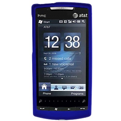 HTC Compatible Naztech Rubberized Cover - Blue 10387NZ