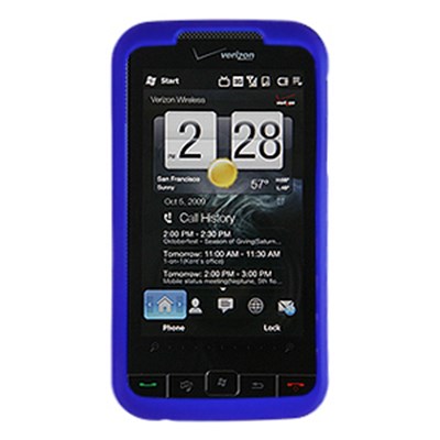 HTC Compatible Naztech SnapOn Rubberized Cover - Blue 10468NZ