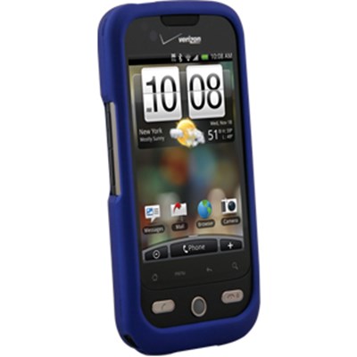 HTC Compatible Naztech SnapOn Rubberized Cover - Blue 10491NZ