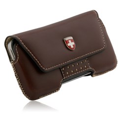 Swiss Leatherware Case Bern - Dark Brown 10529NZ