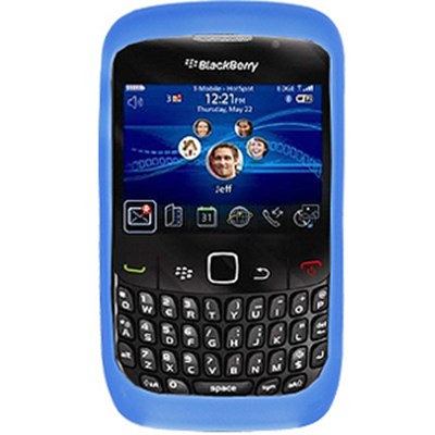 Blackberry Compatible Naztech Silicone Cover - Blue 10568NZ