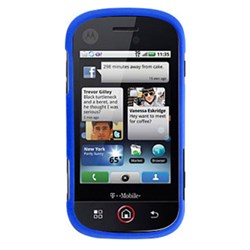 Motorola Compatible Naztech Rubberized SnapOn Cover - Blue 10702NZ