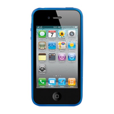 Apple Compatible Naztech TPU Circular Cover  - Translucent Blue 10781NZ