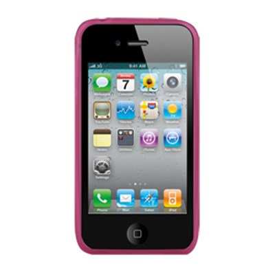 Apple Compatible Naztech TPU Circular Cover  - Translucent Pink 10782NZ