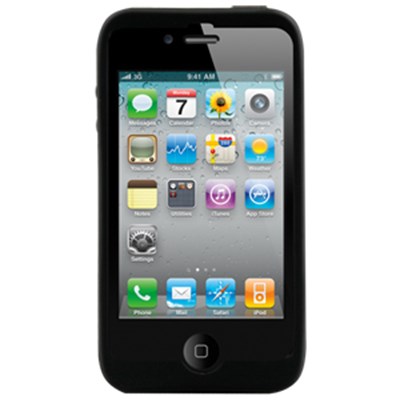 Apple Compatible Naztech Silicone Cover - Black 10783NZ