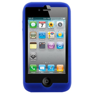 Apple Compatible Naztech Silicone Cover - Blue