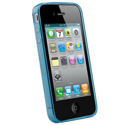 Apple Compatible Naztech TPU Wave Cover - Translucent Blue
