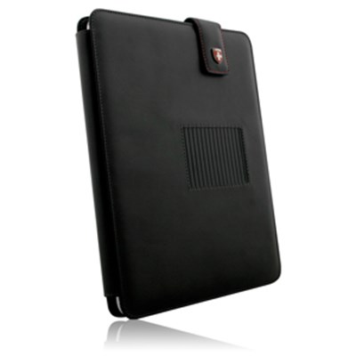 Apple Compatible Swiss Leatherware Bank - Black  10812NZ