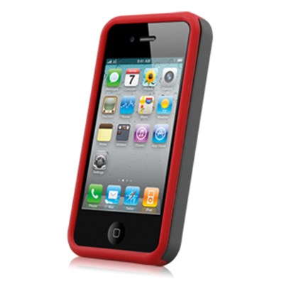 Apple Compatible Naztech Vertex Hard and Soft Shell Combo - Red
