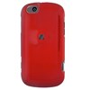 Motorola Compatible Premium Rubberized Cover SnapOn Cover - Red  10865NZ Image 1