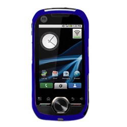 Motorola Compatible Naztech Rubberized SnapOn Cover - Blue  10922NZ