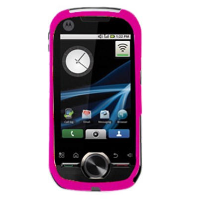 Motorola Compatible Naztech Rubberized SnapOn Cover - Hot Pink  10923NZ