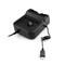 HTC Compatible USB Charging Cradle with Battery Slot Image 1