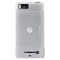 Motorola Compatible Naztech Silicone Cover - Clear with Cross-Hatch Pattern Image 1