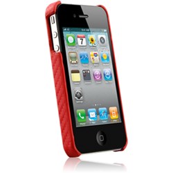 Apple Compatible Naztech Carbon Fiber Graphite Shield - Red  10935NZ