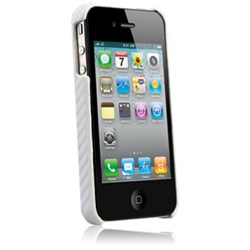 Apple Compatible Naztech Carbon Fiber Graphite Cover - White  10936NZ