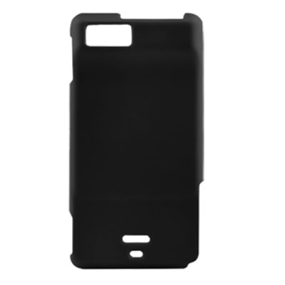 Motorola Compatible Premium Rubberized SnapOn Cover - Black  100952NZ