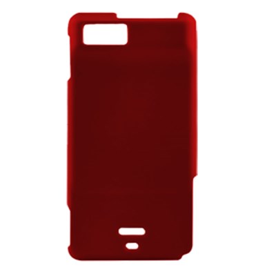 Motorola Compatible Premium Rubberized SnapOn Cover - Red  10953NZ