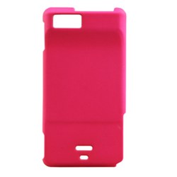 Motorola Compatible Premium Rubberized SnapOn Cover - Hot Pink  10954NZ