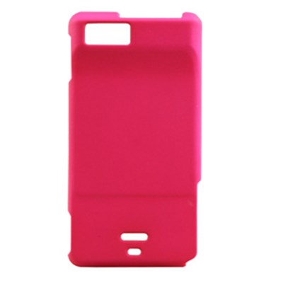 Motorola Compatible Premium Rubberized SnapOn Cover - Hot Pink  10954NZ