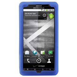 Motorola Compatible Premium Silicone Cover - Blue Checker  10988NZ