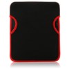 Swiss Leatherware Sleeve - Black and Red  11004NZ Image 1