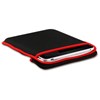 Swiss Leatherware Sleeve - Black and Red  11004NZ Image 2