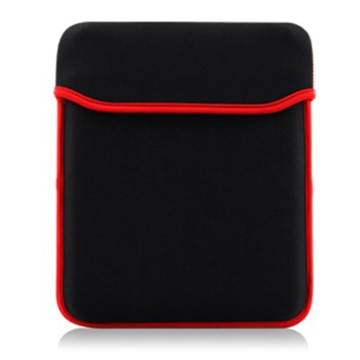 Swiss Leatherware Sleeve - Black and Red  11004NZ