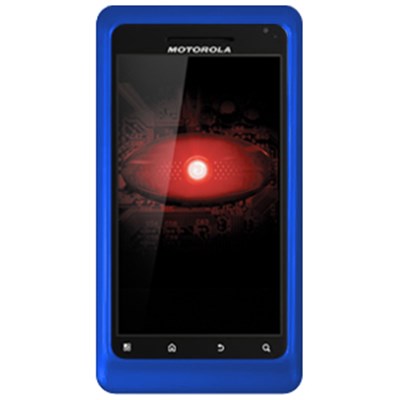 Motorola Compatible Naztech Rubberized SnapOn Cover - Blue  11013NZ