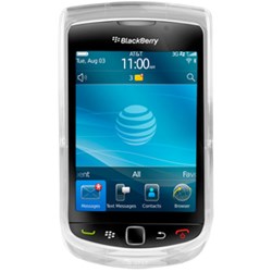 Blackberry Compatible Premium Rubberized SnapOn Cover - Clear 11015NZ
